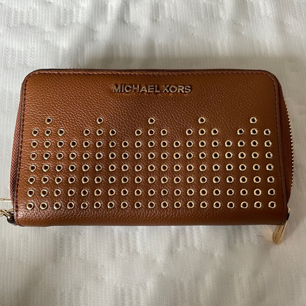 Michael Kors Wallet - leather - gold